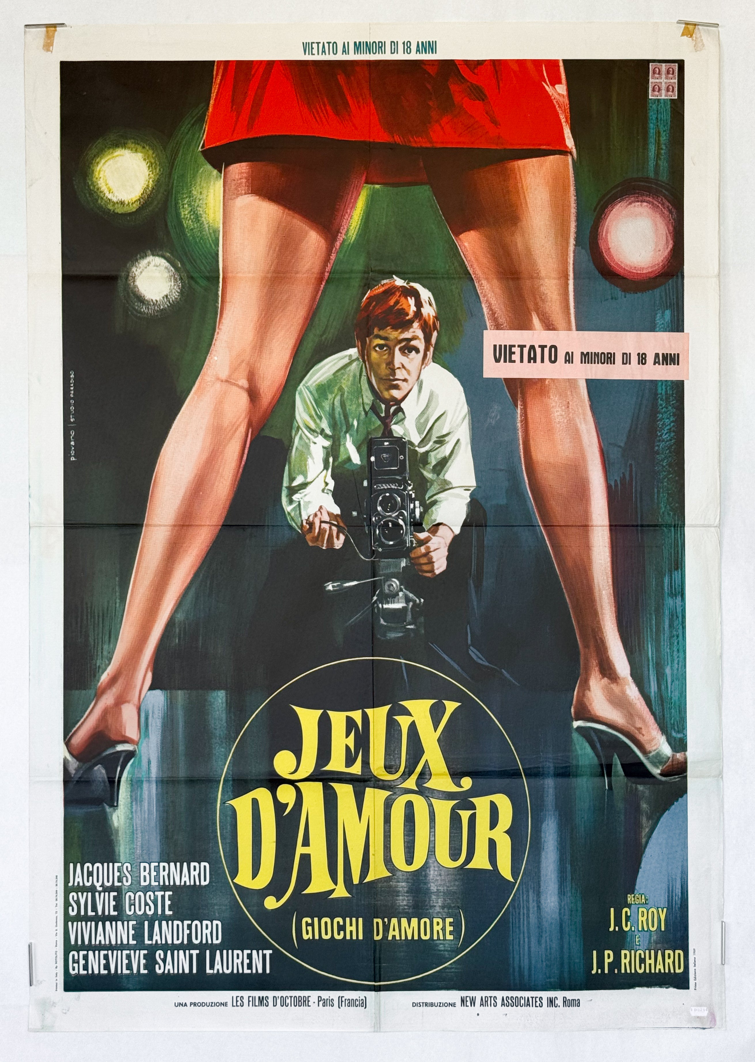 Jeux D'Amour Sexy Italian Movie Poster